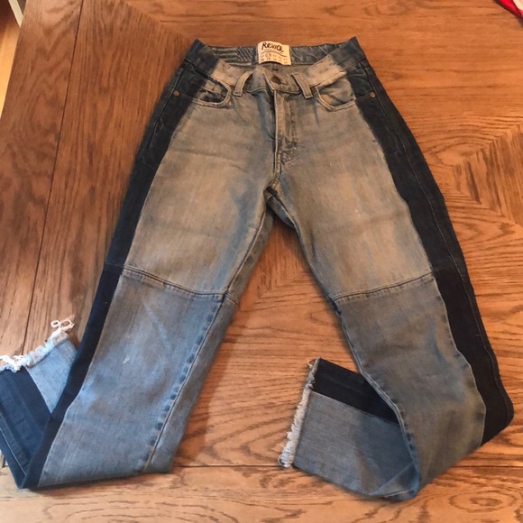 REVICE Denim - Revice Jeans Two-Tones with raw hem